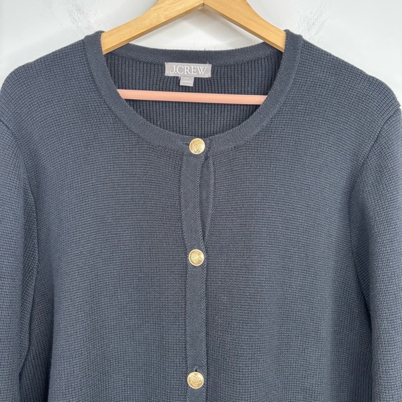 J.Crew Emile Sweater Lady Jacket XXL Black Cardigan Blazer Classic Old Money - Picture 6 of 14